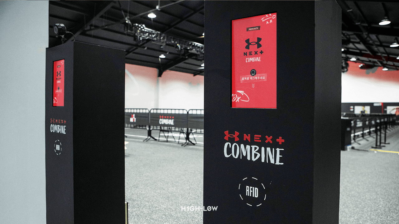 UA NEXT COMBINE 포토 키오스크 부스 현장 사진